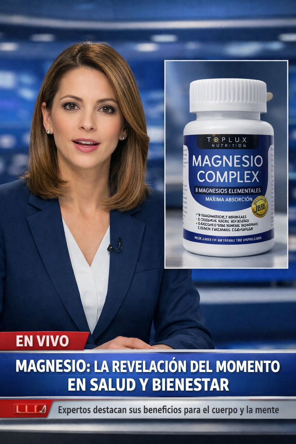 Magnesio Suplemento 8 Elemental 1000mg